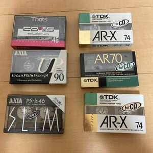 TDK AXIA THATS カセットテープ6本　未使用