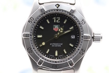 美品□□TAGHEUER タグホイヤー プロフェッショナル 2000 WK1310 クォーツ ステンレス レディースウォッチ 時計 ケース付 管理1905_画像3