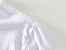 リネンシャツ 長袖　立ち襟メンズ*新品　 プルオーバー ヘンリーネック カジュアルシャツ 綿麻　夏服 トップス 白　_画像8