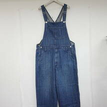 【1円】未使用 国内正規 Porter Classic×DISNEY ポータークラシック OHARIKO COLLECTION STRIPE DENIM OVERALLS デニムオーバーオール 2_画像1