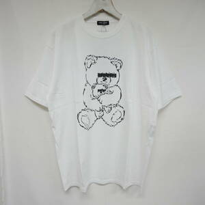 【1円】未使用 国内正規 UNDERCOVER×KOSUKE KAWAMURA アンダーカバー 河村康輔 23AW TEE Shred U BEAR Tシャツ UC1C9805 WHITE 白 5