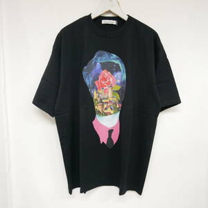 【1円】未使用 国内正規 UNDERCOVER アンダーカバー 23AW TEE ROSE FACE ローズフェイス Tシャツ UC2C3803 定価15400円 BLACK 黒 5