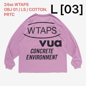 24ss WTAPS OBJ 01 / LS / COTTON. PRTC