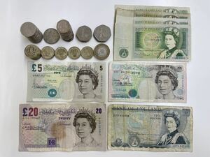 5、イギリス　合計61ポンド　外国コイン　古銭　貨幣