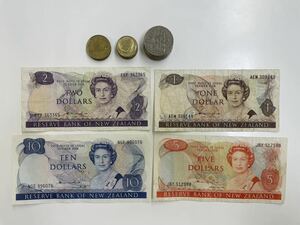 7、ニュージーランド　合計28ドル　外国コイン　古銭　貨幣
