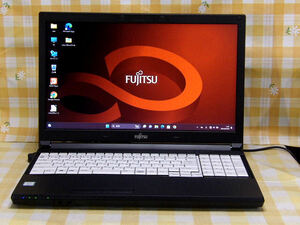 ■美品 LIFEBOOK A576/PX Core i5-6300U 8GBメモリ 256GB-SSD マルチ 無線/Btooth Win11Pro■