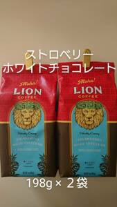  lion coffee * flour strawberry white chocolate 7oz(198g)×2 sack 