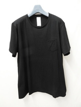 blurhms ブラームス　新品未使用　pocket crew neck tee #19black 4サイズ_画像1