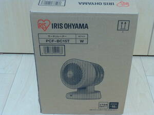 0 free shipping new goods unused Iris o-yama circulator electric fan 16 tatami top and bottom left right yawing remote control attaching . electro- PCF-BC15T-W white 