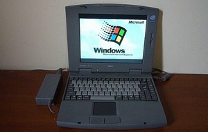 PC-9821La10/8 model B Windows 95 OSR2.MS-DOS(Win3.1) start-up MATE-X PCM sound source operation 