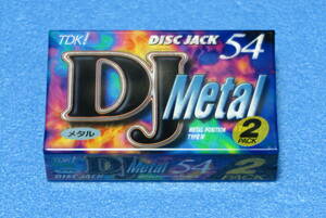 TDK DJ METAL 54分 メタルポジション　カセットテープ２本セット　未使用 