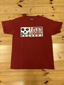misfits records プリント　Tシャツ アメリカ製　maxell Tシャツ 00s 90s バンドt