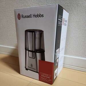 * новый товар нераспечатанный *1 иен старт * russell ho bzRussell Hobbs кофе шлифовщик 7660JP серебряный электрический Mill ①