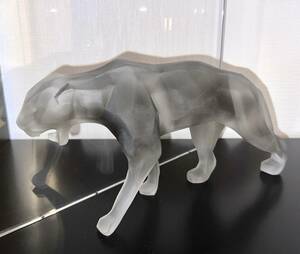 85万 Daum 375体限定 Richard Orlinski 純クリスタル100% wild panther 彫刻 置物 調度品