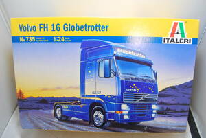 □　希少！未組立　ITALERI (イタレリ)　1/24　VOLVO (ボルボ)　FH16　グローブトロッター　トレーラーヘッド　No.735　□