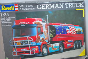 * редкий! нераспечатанный Revell ( Revell Германия ) 1/24 MAN ( man ) F2000 & бак прицеп german грузовик *