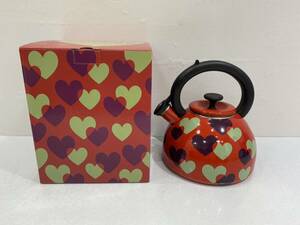 ottimo Enamel kettle with Heart ケトル やかん レプハウス 直火 IH 可