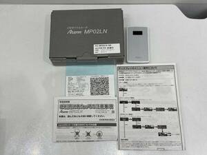 LTEモバイルルーター Aterm MP02LN PA-MP02LN-SW メタリックシルバー 　ACアダプタ 非添付