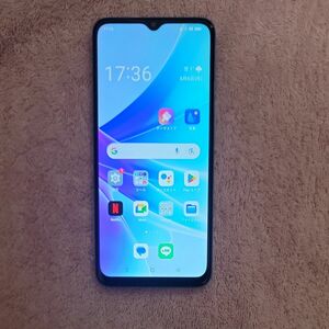 OPPO A77 CPH2385 BL SIMフリースマートフォン ブルー