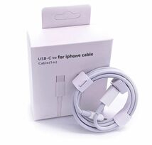 【A83】iPhone Lightning USB Type-Cケーブル(1m)_画像1