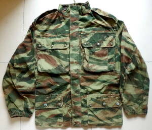  редкий 50 годы Франция армия вне человек отряд Tap47/Mle47 Lizard камуфляж пустой . рубашка жакет 