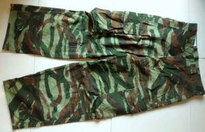  rare on goods 70 period France army Mle47/M47 pants Lizard camouflage pants ( Tiger stripe )