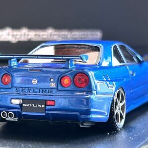 Hpi Racing 1/43 Nissan Skyline GT-R V-spec Ⅱ (R34) Bayside Blue・[8357]の画像5