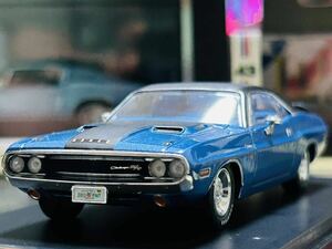 PREMIUM X 1/43 DODGE CHALLEGER R/T 1970 Blue [PRD406J]