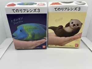 てのりフレンズ　3 ラッコ　ナポレオンフィッシュ　未開封　2個セット