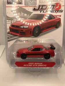 JDM TUNERS 2002 NISSAN SKYLINE GT-R (BNR34) 未開封　JDM チューナーズ