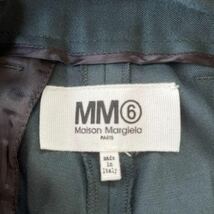 MM6 Maison Margielaマルジェラ　スラックスパンツ　S グリーン_画像6