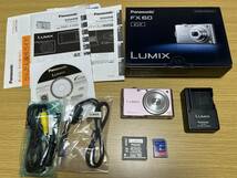 ★動作確認済、SDカード付き★ LUMIX DMC-FX60-P ピンク　パナソニック　デジカメ_画像1