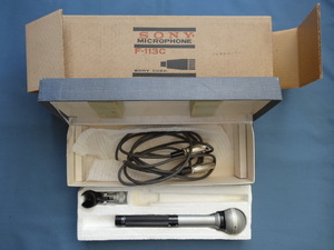 *SONY electrodynamic microphone F-113C < Junk >