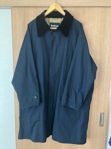 【中古】SEE SEE Barbour 3/4 コート NAVY L