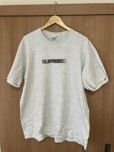 【中古】Supreme Motion Logo Tee L Gray