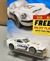 ホットウィール ニッサン フェアレディZ グレッディ NISSAN FAIRLADY Z GReddy ホワイト_画像2