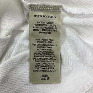 BURBERRY BRIT バーバリーブリット 半袖ポロシャツ ホワイト 白 刺繍 S YA6758の画像6