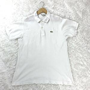 CHEMISE LACOSTE ラコステ ポロシャツ ホワイト メンズ 4 YA7034