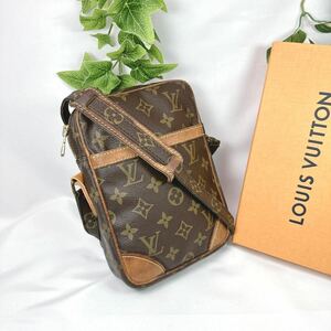 1円 LOUIS VUITTON ルイヴィトンモノグラム ダヌーブ ショルダーバッグ M45266 シリアル8910SL