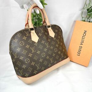 1円 LOUIS VUITTON ルイヴィトン ハンドバッグ ショルダー モノグラム アルマPM M51130 シリアルVI1914