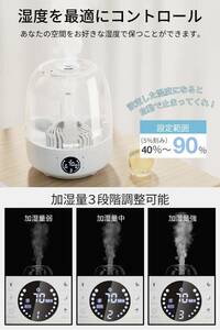 7 color LED light / high capacity / desk humidifier / Ultrasonic System / 4L /. repairs easy / silver ion 