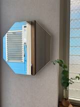 開運効果のある八角形デザインの壁掛け鏡_画像1