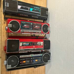  radio-cassette Showa Retro Junk 