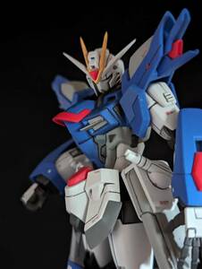 HG 1/144 ライジングフリーダムガンダム　改修塗装済み完成品　機動戦士ガンダムSEED FREEDOM バンダイ　プラモデル 1円スタート