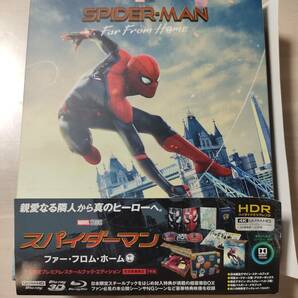 即決 送料無料 スパイダーマン：ファー・フロム・ホーム 日本限定プレミアム・スチールブック・エディション 4K ULTRA HD+3D+Blu-ray 3枚組