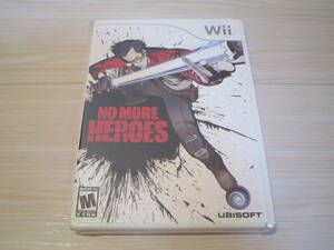ロ 未開封 Wiiソフト【NO MORE HEROES（北米版）】ノーモアヒーローズ