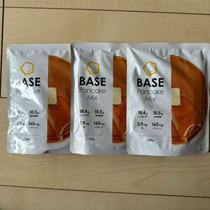 BASE Pancake Mix パンケーキミックス 3袋セット ホットケーキ フライパン 完全栄養食 プロテイン ダイエット 