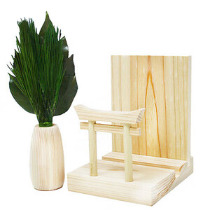 A&K Mini S. god pine circle establish torii attaching household Shinto shrine set ST-035