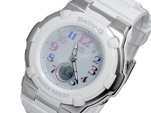  Casio CASIO baby G BABY-G lady's wristwatch BGA-1100GR-7BJF domestic regular white 