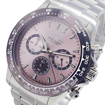エルジン ELGIN クオーツ クロノ メンズ 腕時計 EG-002-P ピンク 国内正規品 ピンク_画像1